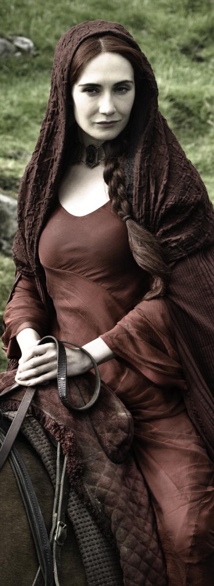 Carice van Houten as the priestess Melisandre Melisandre is a priestess of
